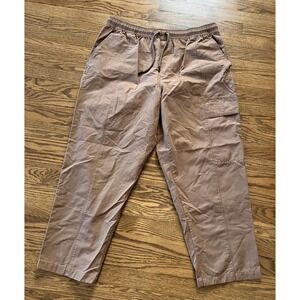 Nike Men's Jordan Essentials Woven Pants Brown Size XL Drawstring